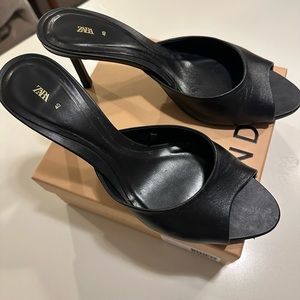 Zara Mules Black